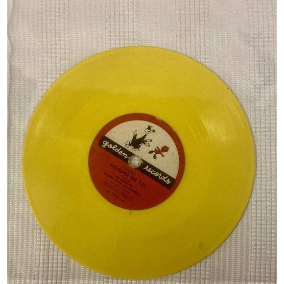2 VINTAGE 78RPM YELLOW VINYL GOLDEN RECORDS VARIOUS ARTISTS AND RECORDINGS - Picture 3 of 3